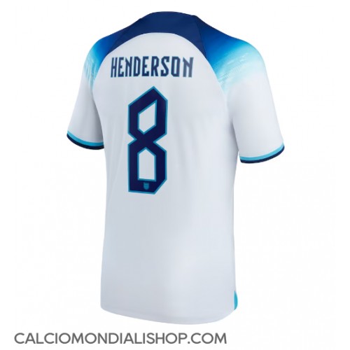 Maglie da calcio Inghilterra Jordan Henderson #8 Prima Maglia Mondiali 2022 Manica Corta